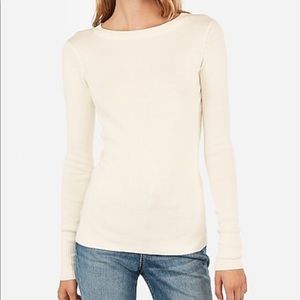 Express Fitted crew neck sweater